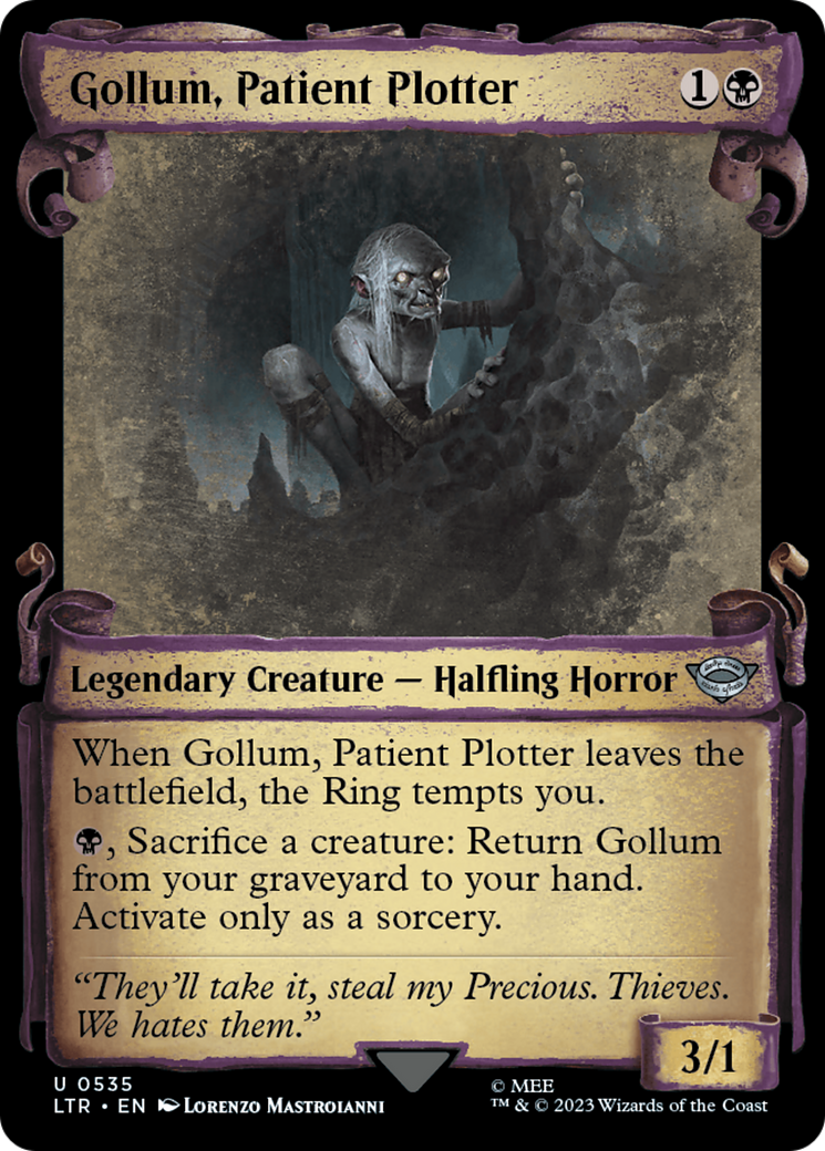 Gollum, Patient Plotter [The Lord of the Rings: Tales of Middle-Earth Showcase Scrolls] | Gear Gaming Fayetteville