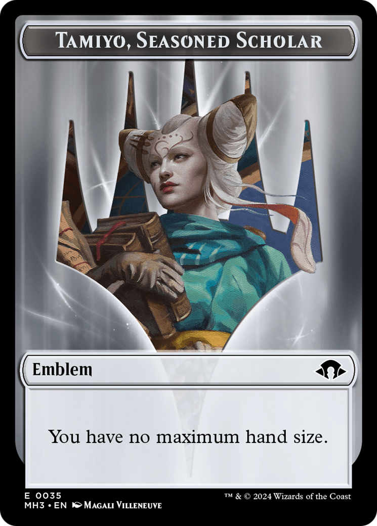 Tamiyo, Seasoned Scholar // Energy Reserve Double-Sided Token [Modern Horizons 3 Tokens] | Gear Gaming Fayetteville