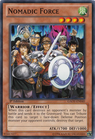 Nomadic Force [GAOV-EN040] Common | Gear Gaming Fayetteville