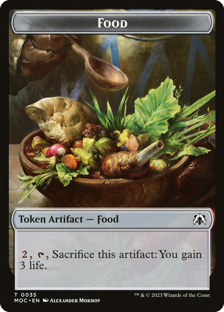 Food Token [March of the Machine Commander Tokens] | Gear Gaming Fayetteville