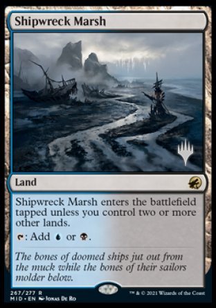 Shipwreck Marsh (Promo Pack) [Innistrad: Midnight Hunt Promos] | Gear Gaming Fayetteville