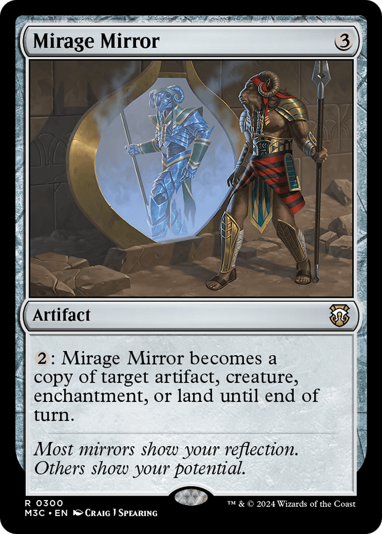 Mirage Mirror (Ripple Foil) [Modern Horizons 3 Commander] | Gear Gaming Fayetteville