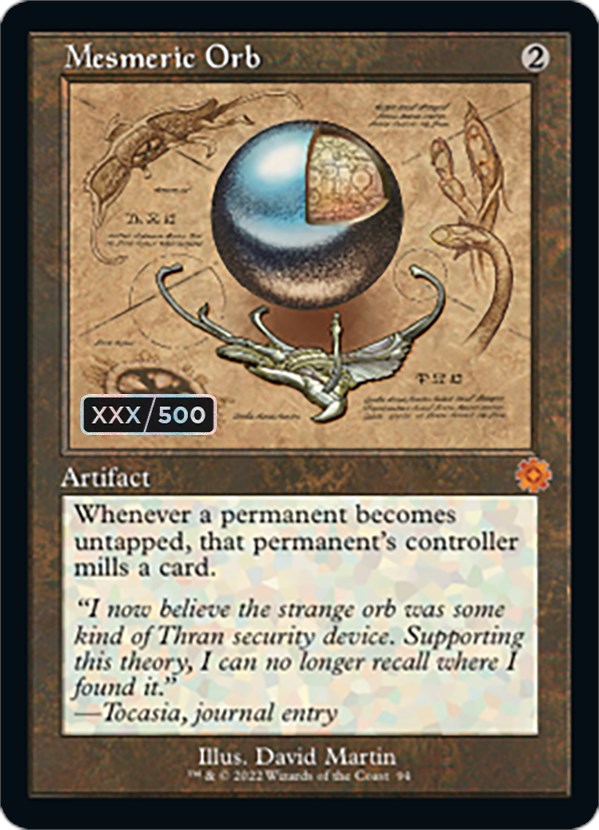 Mesmeric Orb (Retro Schematic) (Serialized) [The Brothers' War Retro Artifacts] | Gear Gaming Fayetteville