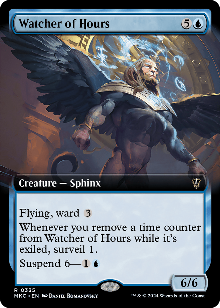 Watcher of Hours (Extended Art) [Murders at Karlov Manor Commander] | Gear Gaming Fayetteville