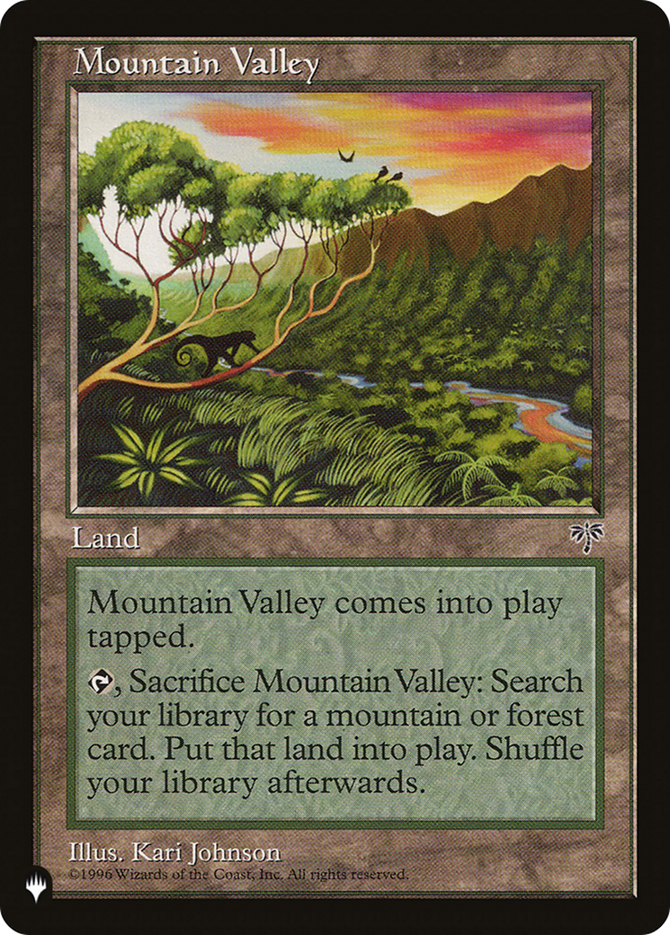 Mountain Valley [The List Reprints] | Gear Gaming Fayetteville