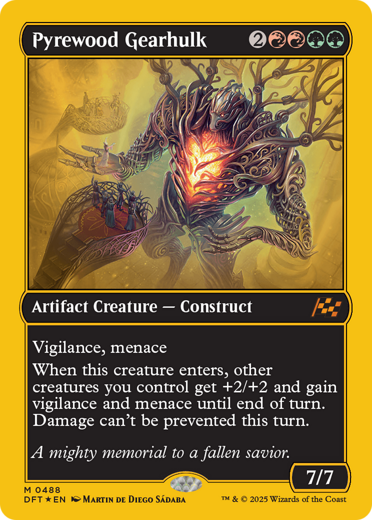 Pyrewood Gearhulk (First-Place Foil) [Aetherdrift] | Gear Gaming Fayetteville