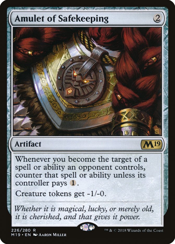Amulet of Safekeeping [Core Set 2019] | Gear Gaming Fayetteville
