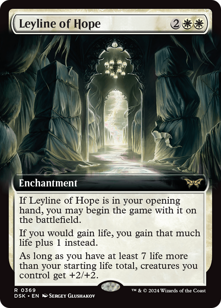 Leyline of Hope (Extended Art) [Duskmourn: House of Horror] | Gear Gaming Fayetteville
