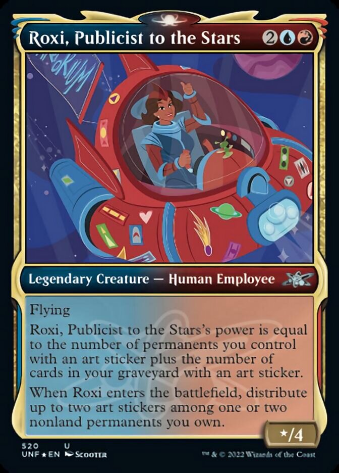 Roxi, Publicist to the Stars (Showcase) (Galaxy Foil) [Unfinity] | Gear Gaming Fayetteville