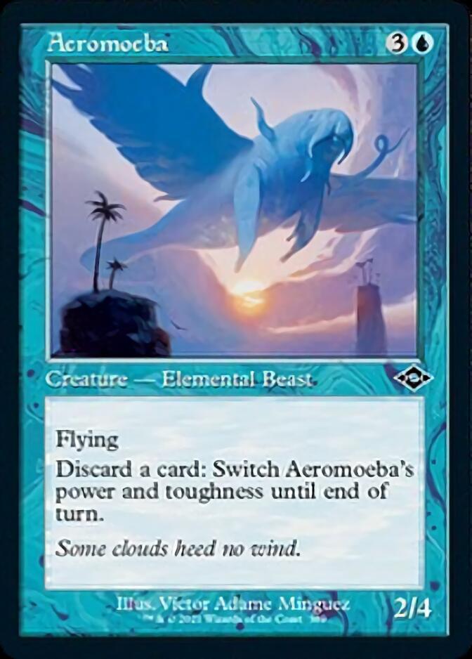 Aeromoeba (Retro Foil Etched) [Modern Horizons 2] | Gear Gaming Fayetteville