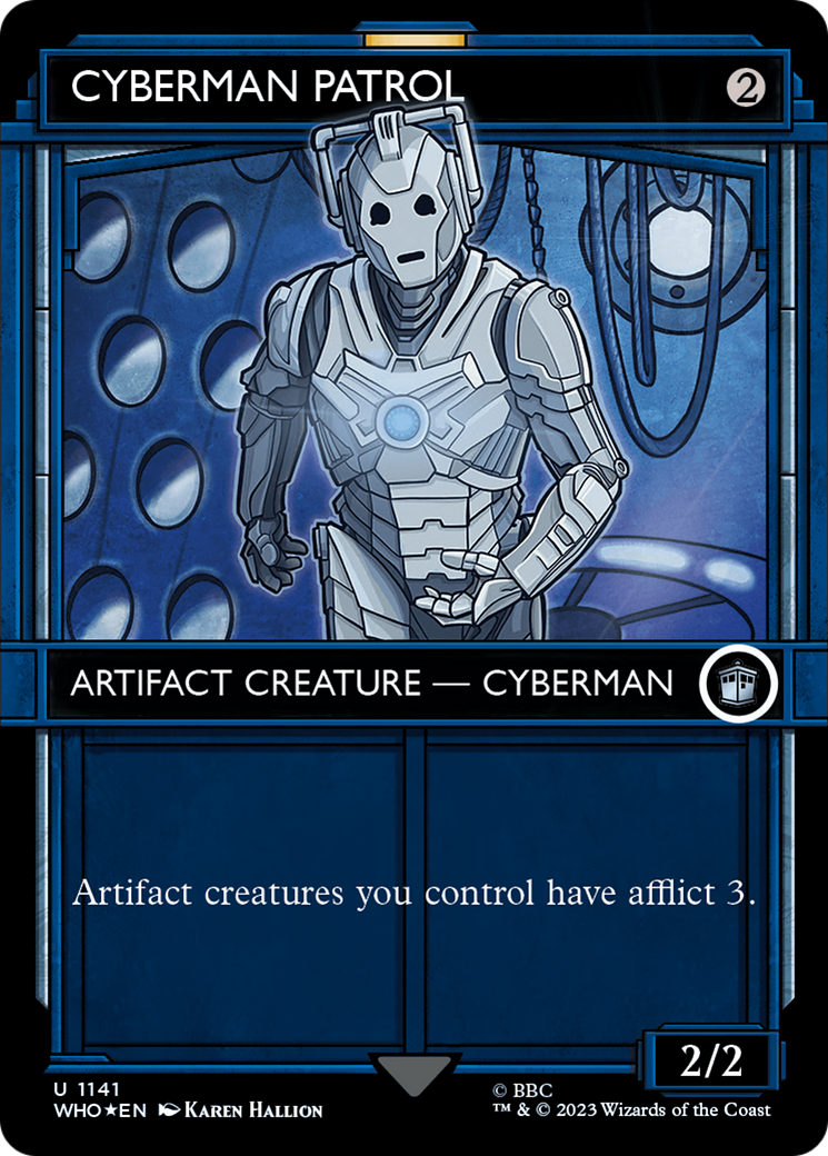 Cyberman Patrol (Showcase) (Surge Foil) [Doctor Who] | Gear Gaming Fayetteville