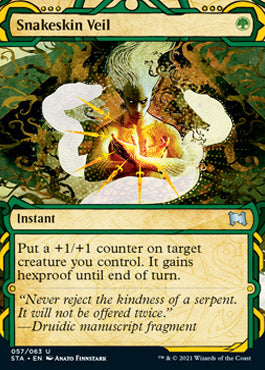 Snakeskin Veil (Foil Etched) [Strixhaven: Mystical Archive] | Gear Gaming Fayetteville
