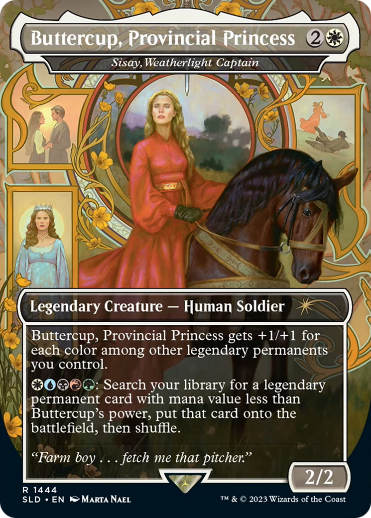 Buttercup, Provincial Princess - Sisay, Weatherlight Captain [Secret Lair Drop Series] | Gear Gaming Fayetteville