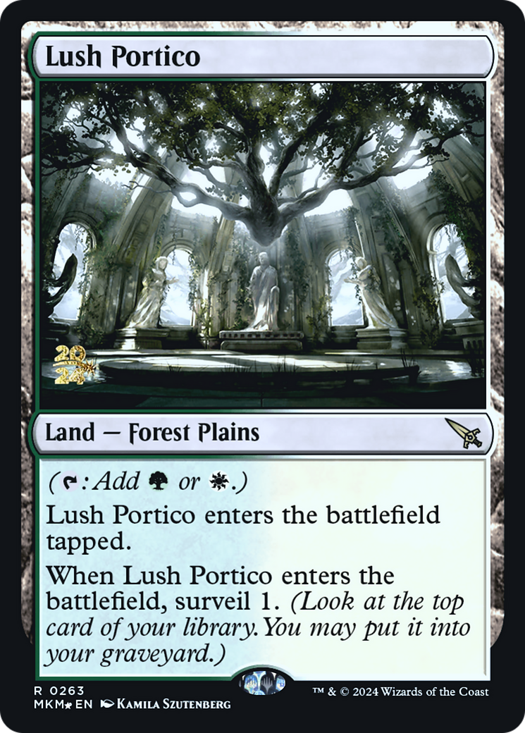 Lush Portico [Murders at Karlov Manor Prerelease Promos] | Gear Gaming Fayetteville