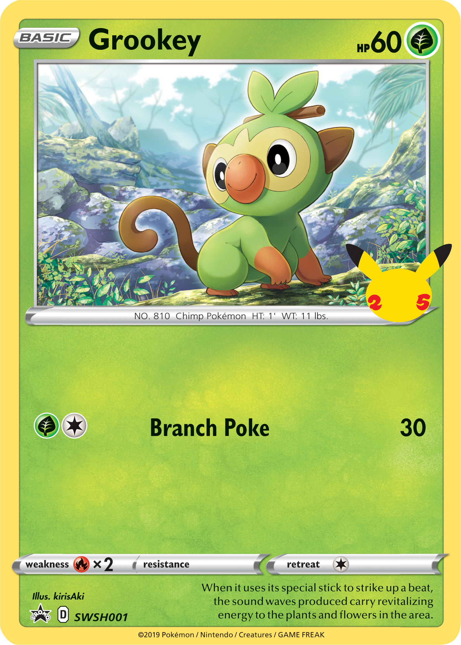 Grookey (SWSH001) (Jumbo Card) [First Partner Pack] | Gear Gaming Fayetteville