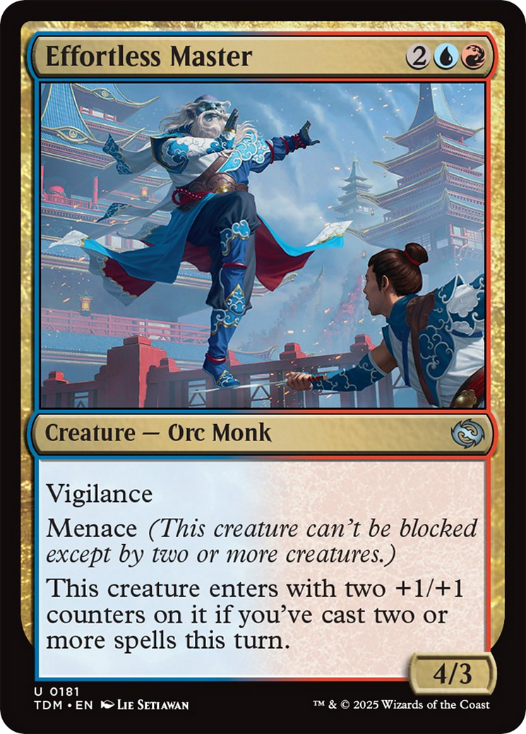 Effortless Master [Tarkir: Dragonstorm] | Gear Gaming Fayetteville