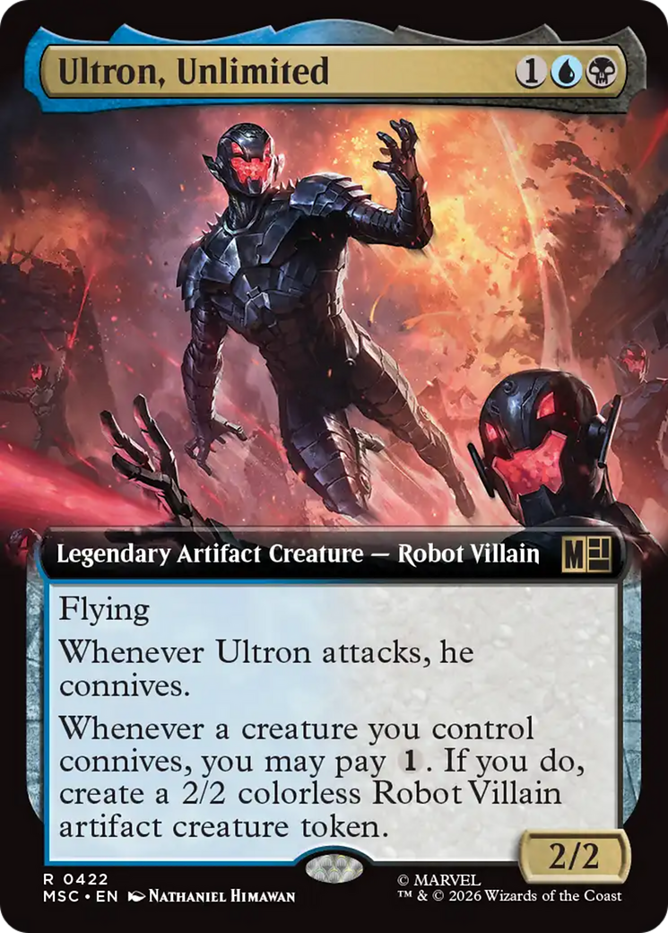 Ultron, Unlimited (Extended Art) [Marvel Super Heroes Commander] | Gear Gaming Fayetteville