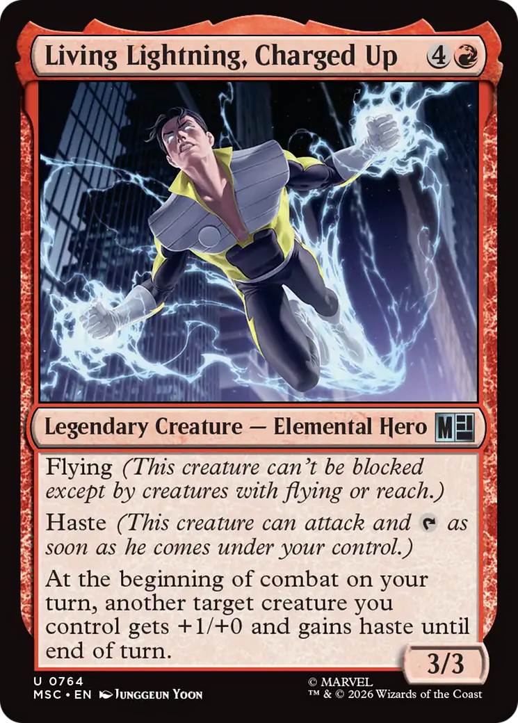 Living Lightning, Charged Up [Marvel Super Heroes Commander] | Gear Gaming Fayetteville