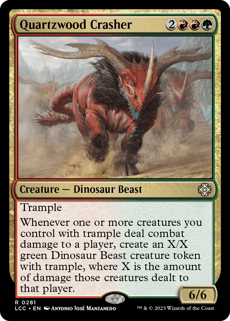 Quartzwood Crasher [The Lost Caverns of Ixalan Commander] | Gear Gaming Fayetteville