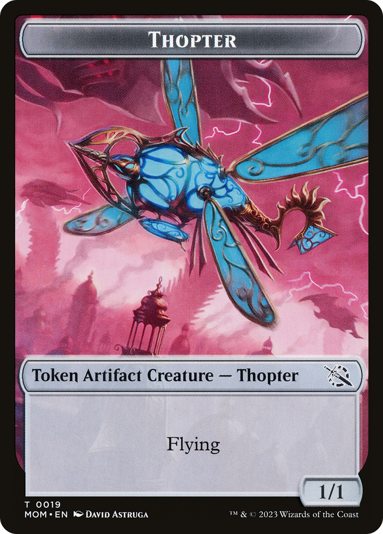 Soldier // Thopter Double-Sided Token [March of the Machine Tokens] | Gear Gaming Fayetteville