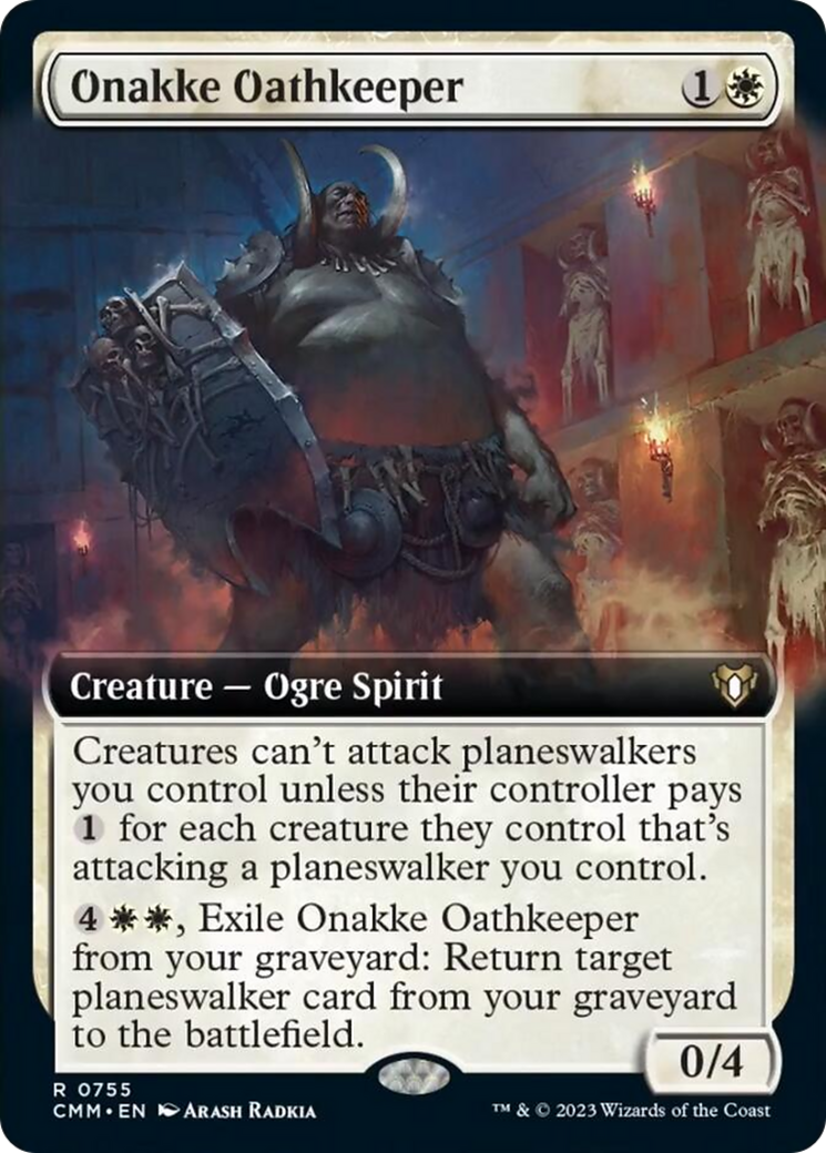 Onakke Oathkeeper (Extended Art) [Commander Masters] | Gear Gaming Fayetteville