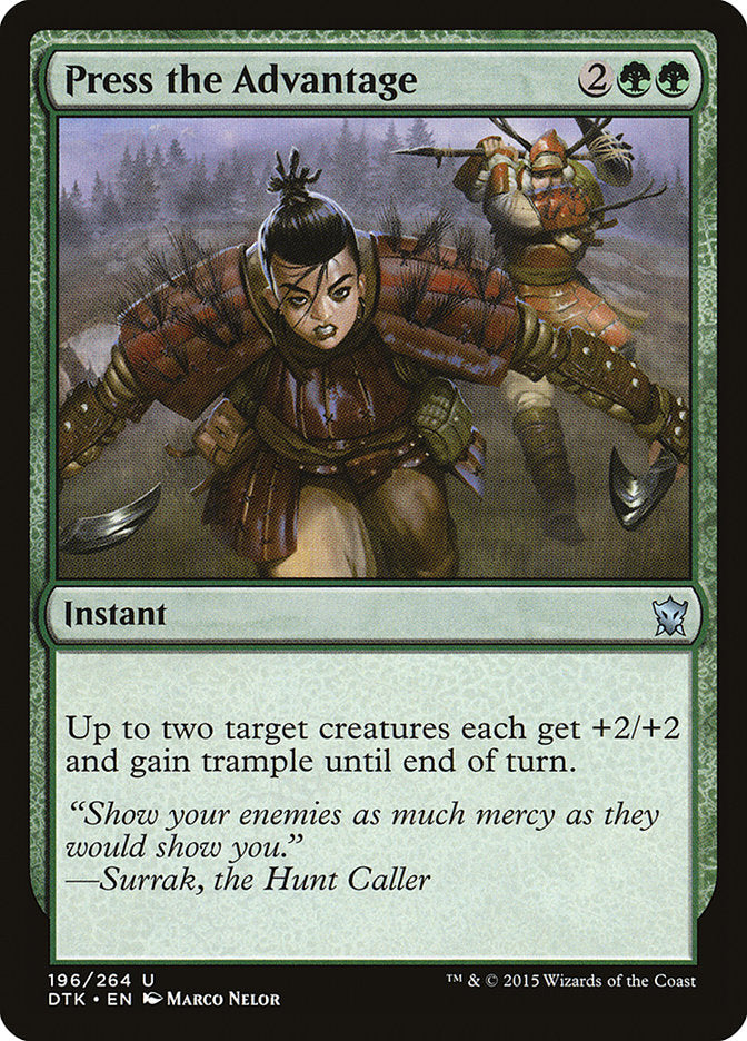 Press the Advantage [Dragons of Tarkir] | Gear Gaming Fayetteville
