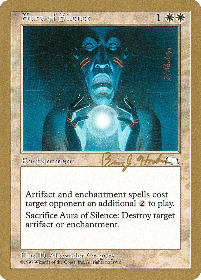 Aura of Silence (Brian Hacker) [World Championship Decks 1998] | Gear Gaming Fayetteville