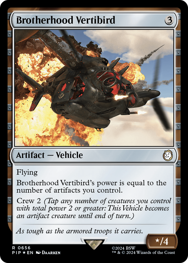 Brotherhood Vertibird (Surge Foil) [Fallout] | Gear Gaming Fayetteville