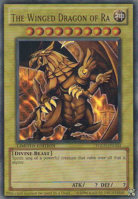 The Winged Dragon of Ra [YGLD-ENG03] Ultra Rare | Gear Gaming Fayetteville