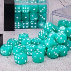 Light Blue Pearl 12mm D6 block of 36 dice | Gear Gaming Fayetteville