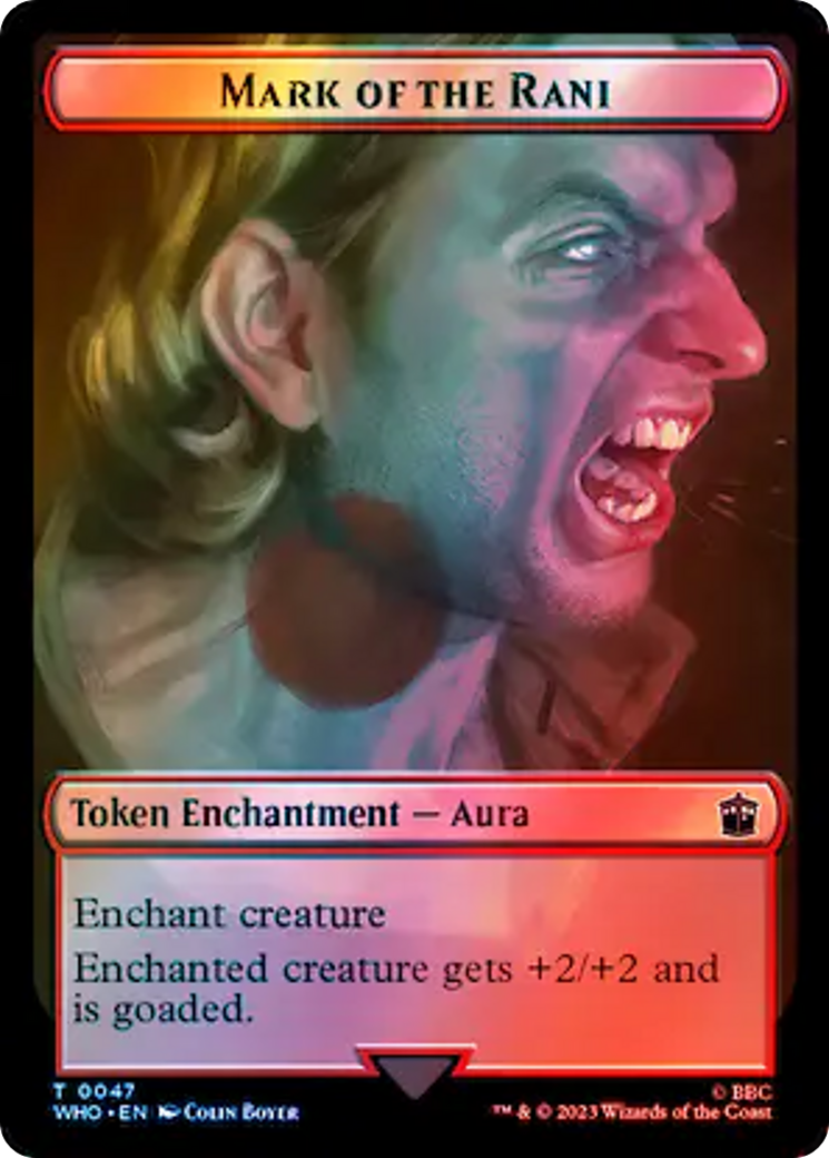 Human (0037) // Mark of the Rani Double-Sided Token (Surge Foil) [Doctor Who Tokens] | Gear Gaming Fayetteville