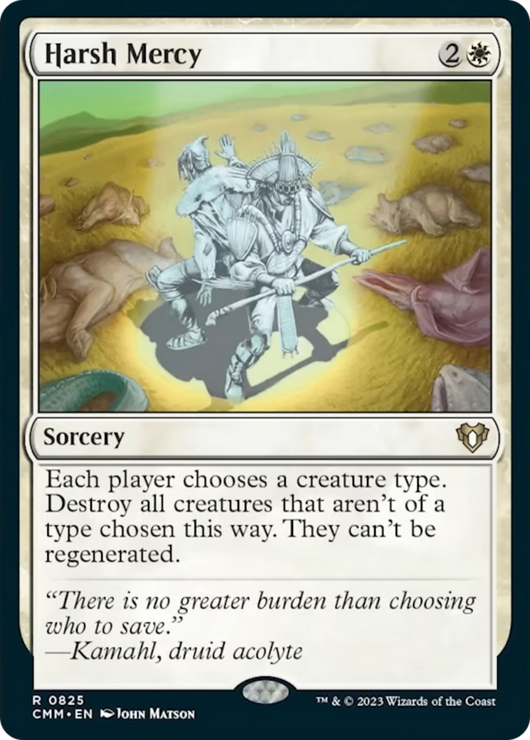 Harsh Mercy [Commander Masters] | Gear Gaming Fayetteville