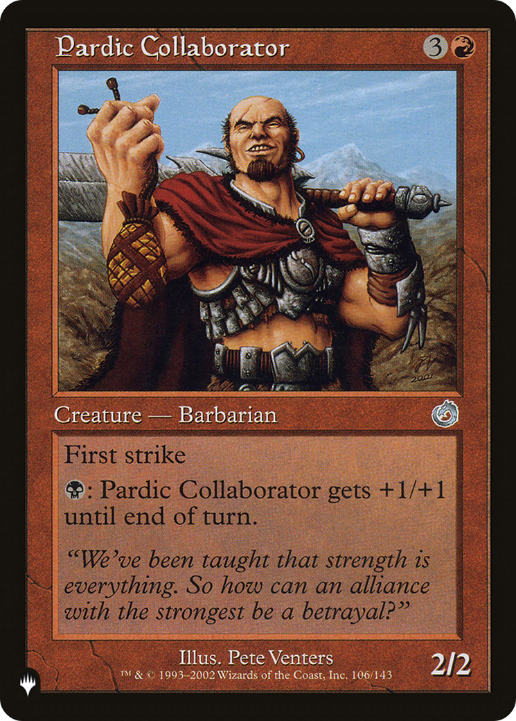 Pardic Collaborator [The List Reprints] | Gear Gaming Fayetteville