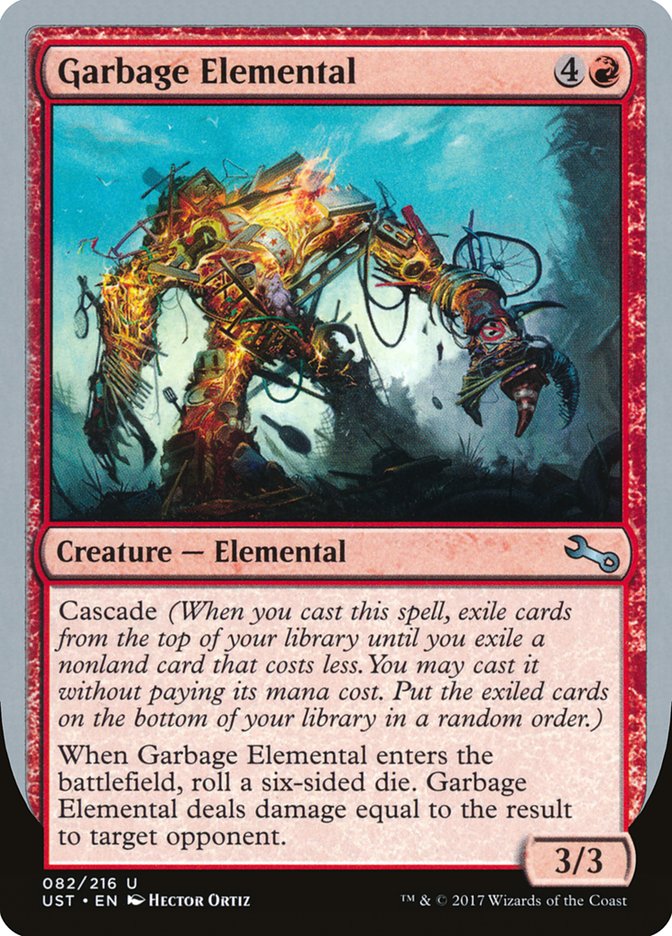Garbage Elemental (3/3 Creature) [Unstable] | Gear Gaming Fayetteville