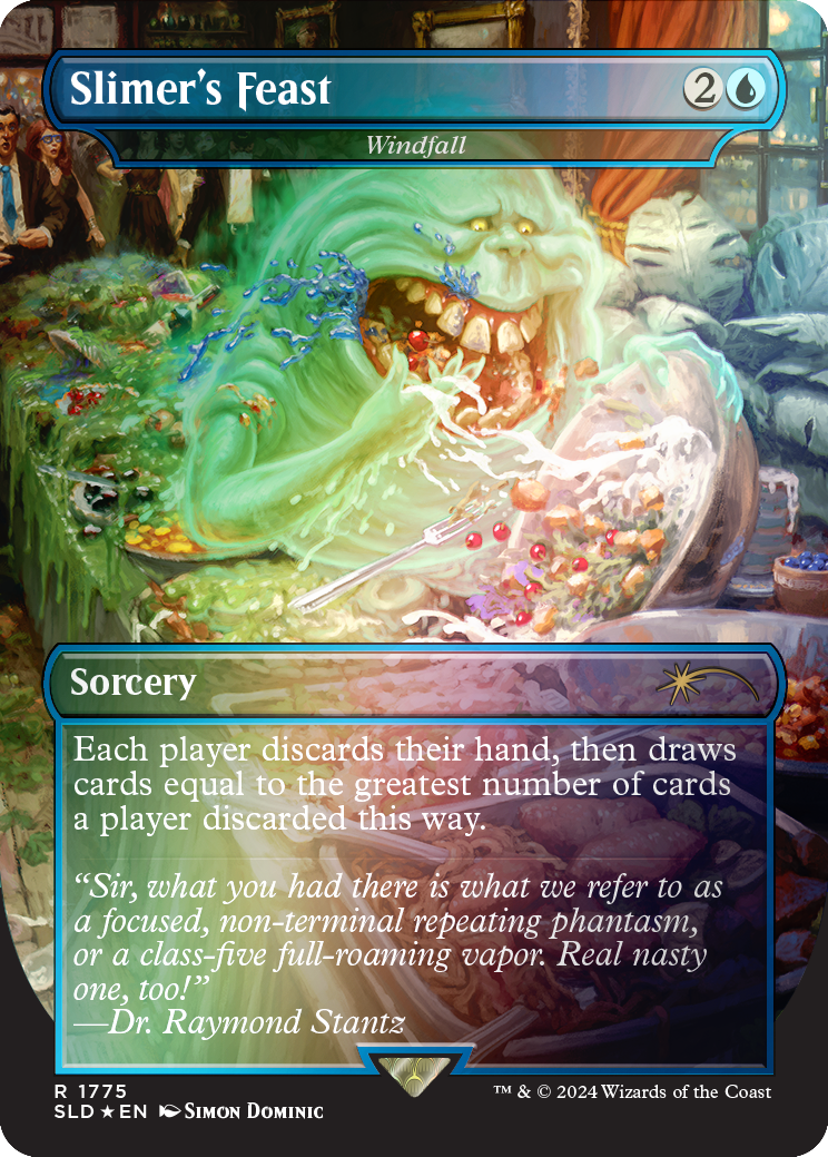 Slimer's Feast - Windfall (Rainbow Foil) [Secret Lair Drop Series] | Gear Gaming Fayetteville