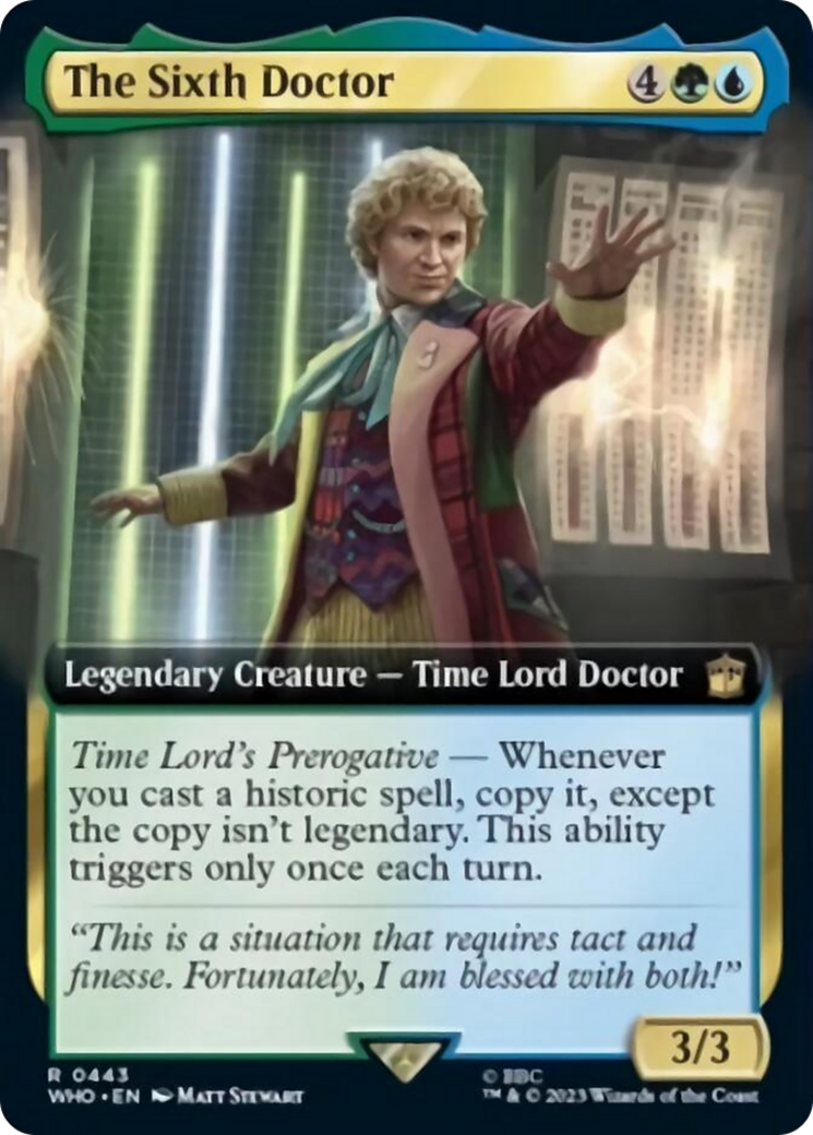 The Sixth Doctor (Extended Art) [Doctor Who] | Gear Gaming Fayetteville