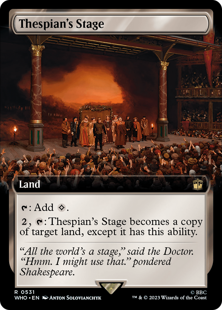 Thespian's Stage (Extended Art) [Doctor Who] | Gear Gaming Fayetteville
