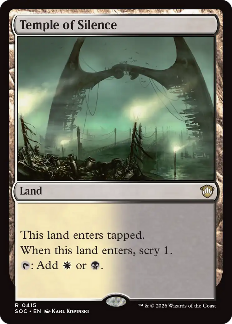 Temple of Silence [Secrets of Strixhaven Commander] | Gear Gaming Fayetteville