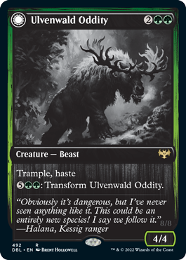 Ulvenwald Oddity // Ulvenwald Behemoth [Innistrad: Double Feature] | Gear Gaming Fayetteville