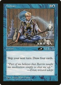 Meditate (Oversized) [Oversize Cards] | Gear Gaming Fayetteville