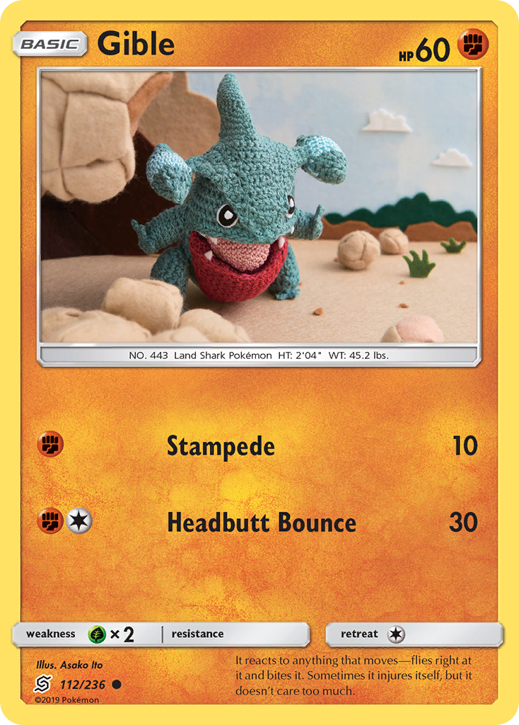Gible (112/236) [Sun & Moon: Unified Minds] | Gear Gaming Fayetteville