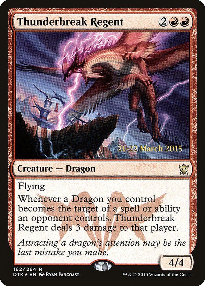 Thunderbreak Regent [Dragons of Tarkir Prerelease Promos] | Gear Gaming Fayetteville