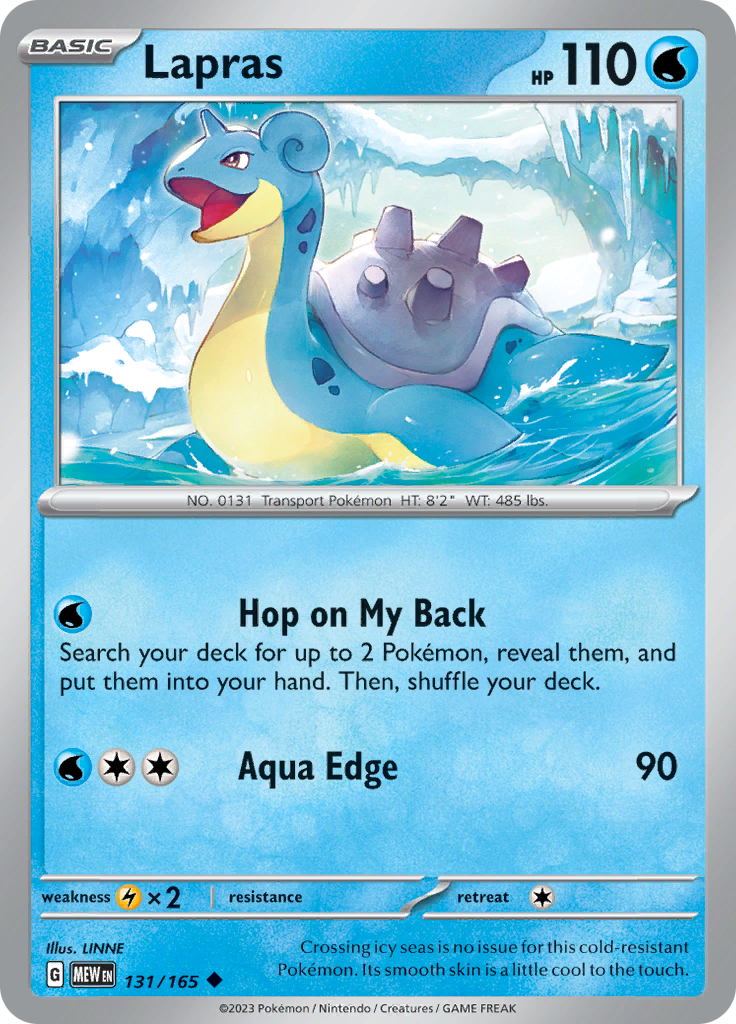 Lapras (131/165) [Scarlet & Violet 151] | Gear Gaming Fayetteville