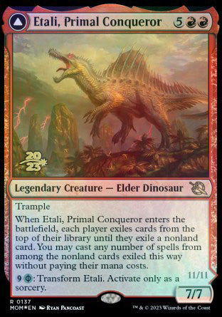 Etali, Primal Conqueror // Etali, Primal Sickness [March of the Machine Prerelease Promos] | Gear Gaming Fayetteville