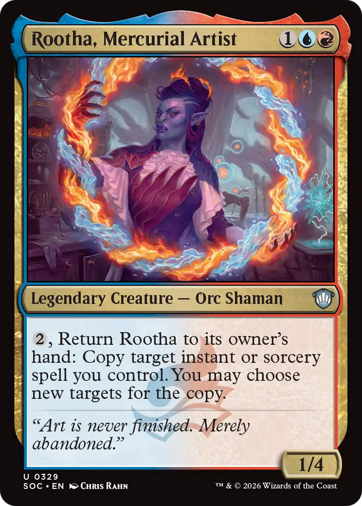 Rootha, Mercurial Artist [Secrets of Strixhaven Commander] | Gear Gaming Fayetteville