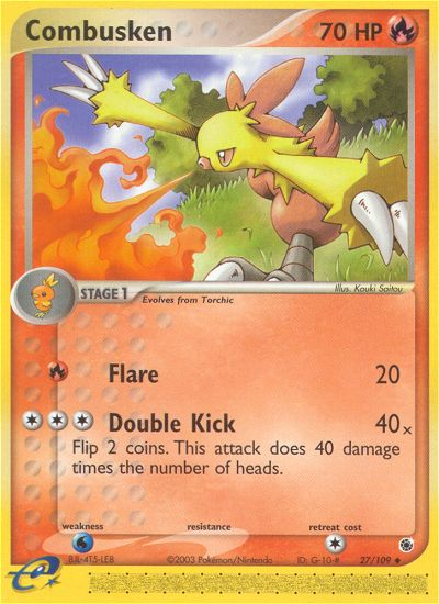 Combusken (27/109) [EX: Ruby & Sapphire] | Gear Gaming Fayetteville