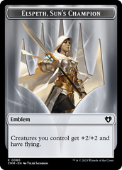 Elspeth, Sun's Champion Emblem // Copy (55) Double-Sided Token [Commander Masters Tokens] | Gear Gaming Fayetteville