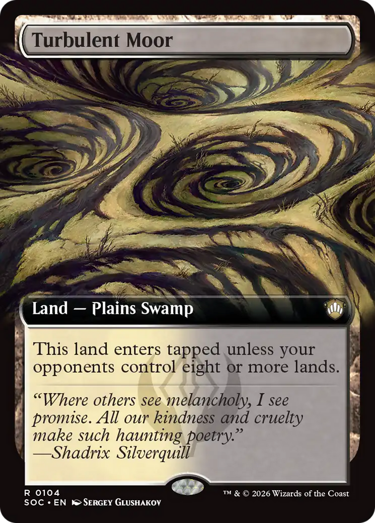 Turbulent Moor (Extended Art) [Secrets of Strixhaven Commander] | Gear Gaming Fayetteville