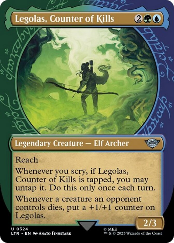 Legolas, Counter of Kills (Showcase Ring Frame) [The Lord of the Rings: Tales of Middle-Earth] | Gear Gaming Fayetteville