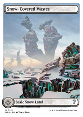 Snow-Covered Wastes (White Border) [Mystery Booster 2] | Gear Gaming Fayetteville